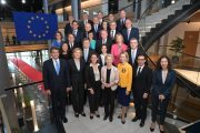 Ursula von der Leyen com os comissários europeus | Foto: EC - Audiovisual Service Ursula von der Leyen com os comissários europeus | Foto: EC - Audiovisual Service