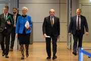 Christine Lagarde e Luis de Guindos, presidente e vice-presidente do BCE, respetivamente. | Foto: BCE/ Andrej Hanzekovic Christine Lagarde e Luis de Guindos, presidente e vice-presidente do BCE, respetivamente. | Foto: BCE/ Andrej Hanzekovic