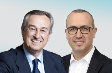 César González-Bueno, CEO do Banco Sabadell, e Onur Genç, CEO do BBVA