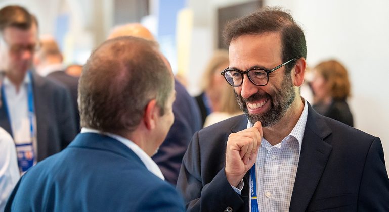 Ricardo Reis economista à conversa com o governador do Banco de Portugal Álvaro Santos Pereira | Foto BCE