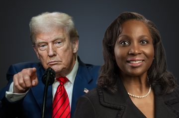 Trump e Lisa Cook | Fotos: whitehouse/wikipedia