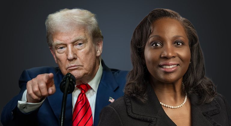 Trump e Lisa Cook | Fotos: whitehouse/wikipedia