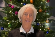Christine Lagarde, presidente do Banco Central Europeu, deixou uma mensagem de Natal