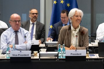 Luís de Guindos e Christine Lagarde, vice-presidente e presidente do BCE/fonte: BCE