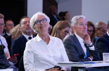 Lagarde e Jerome Powell/Foto: BCE