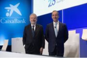 O presidente do CaixaBank, Tomás Muniesa, e o CEO, Gonzalo Gortázar | Foto: CaixaBank