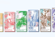 Novas notas de francos suíços