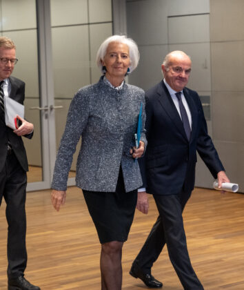 Christine Lagarde e Luís de Guindos, Presidente e vice-presidente do BCE/Foto: BCE