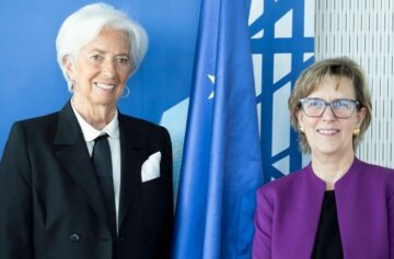 Christine Lagarde, Presidente do BCE e Maria Luís Albuquerque, Comissária para os Serviços Financeiros/Foto: BCE