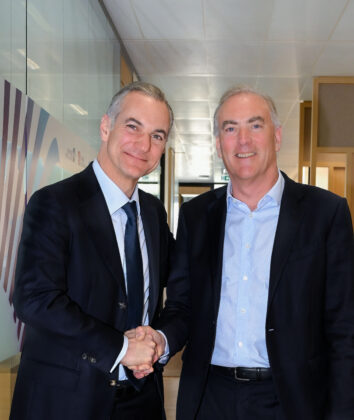 O presidente Grupo BPCE, Nicolas Namias e o CEO do Novo Banco Mark Bourke (Foto/Novo Banco)