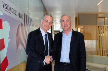 O presidente Grupo BPCE, Nicolas Namias e o CEO do Novo Banco Mark Bourke (Foto/Novo Banco)