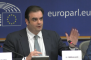 Kyriakos Pierrakakis, presidente do Eurogrupo/Foto: Parlamento Europeu