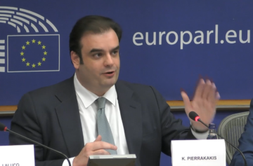 Kyriakos Pierrakakis, presidente do Eurogrupo/Foto: Parlamento Europeu