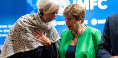 Christine Lagarde, presidente do BCE e Kristalina Georgieva presidente do FMI/Foto: FMI