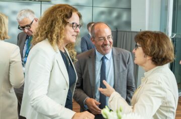 Isabel Schnabel e Álvaro Santos Pereira no BCEFoto BCE
