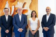 da esquerda para a direita Pedro Russo Presidente da Ciência Viva Gabriel Bernardino Presidente da ASF Sofia Lourenço Responsável do departamento Expositivo da Ciência Viva Diogo Alarcão administrador da ASFFoto ASF