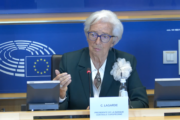 Christine Lagarde presidente do BCE no Parlamento EuropeuFoto Parlamento Europeu
