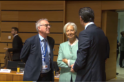 Christine Lagarde Presidente do BCE participou no Conselho EuropeuFoto Conselho Europeu