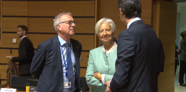 Christine Lagarde Presidente do BCE participou no Conselho EuropeuFoto Conselho Europeu
